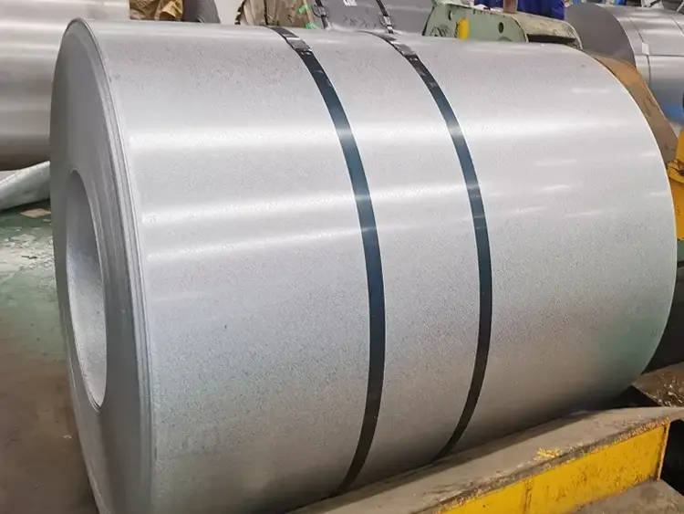 Aluminum-zinc-plated silicon coil