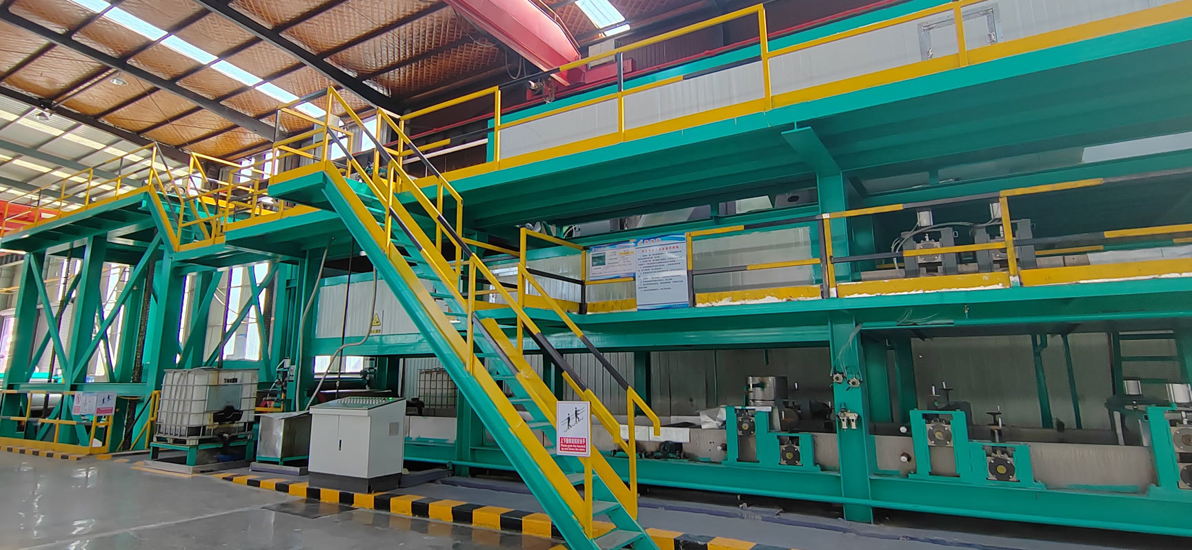 Steel production equipment and rolling line